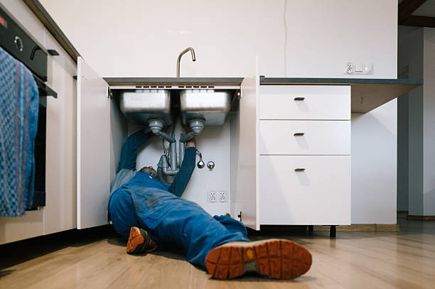 Professional Drain Cleaning technician working in Point of Rocks, MD